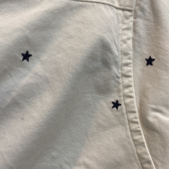 Daniel Cremieux Classics Mens Sz Small White Blue Stars Shirt - Picture 13 of 16
